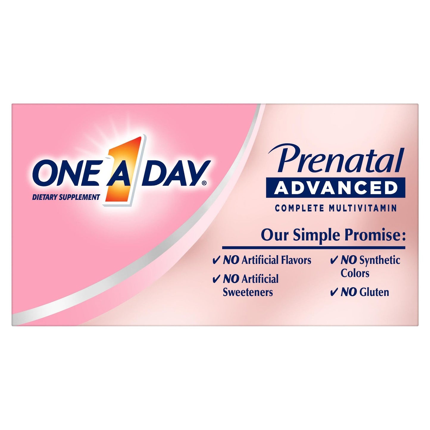 One A Day Prenatal Advanced Softgels and Tablets