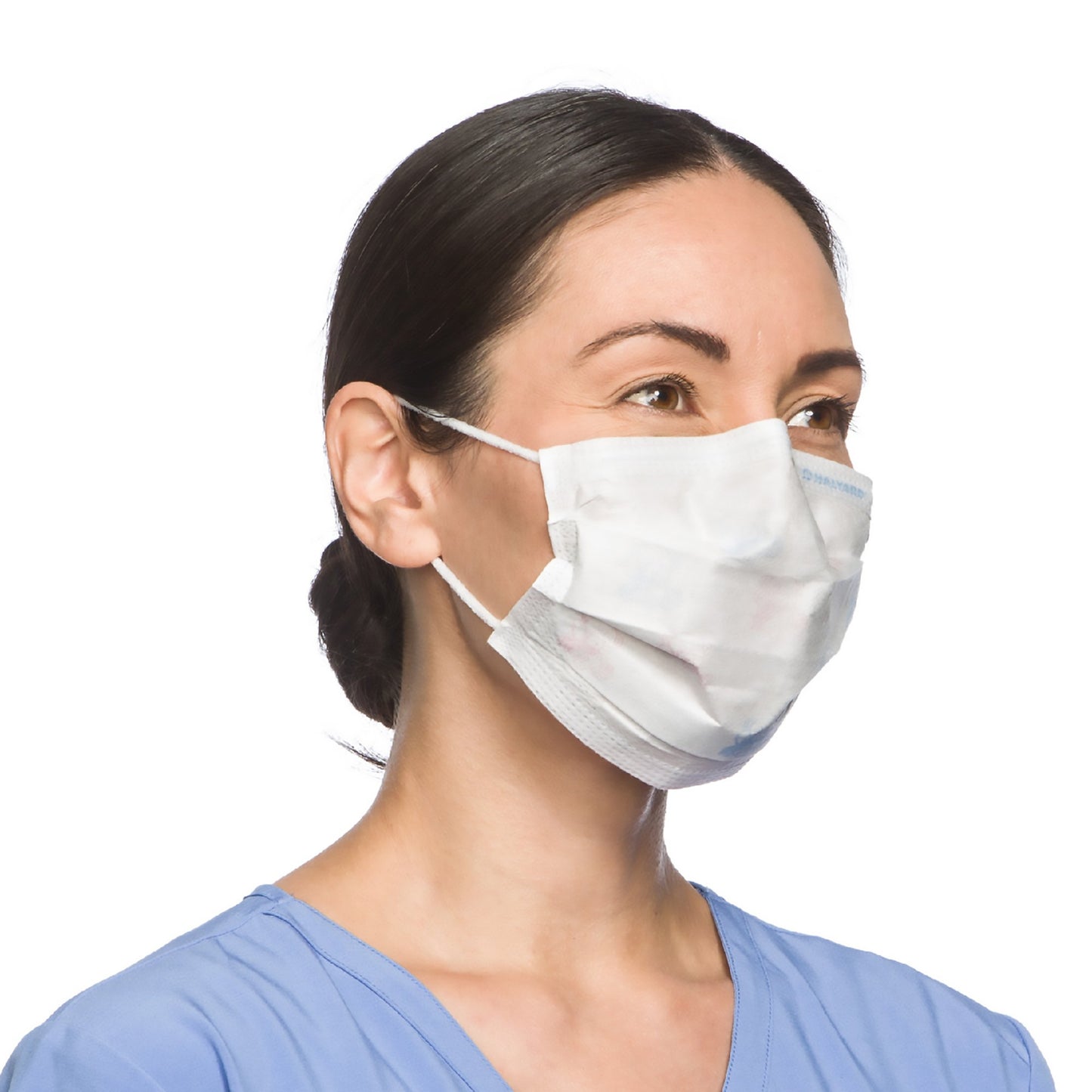Halyard Procedure Mask, Pleated, One Size Fits Most, Yellow, nonsterile