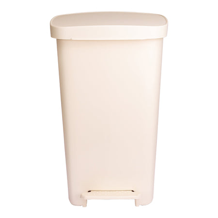McKesson 16-25268 Trash Can 52 Quart / 13 gal. Beige Plastic Rectangular