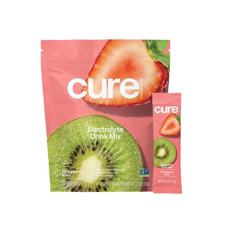 Cure Hydration HM1009 Electrolyte Drink Mix, Strawberry Kiwi, 7.7-gram Packets