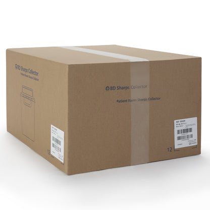 BD™ Red Sharps Container, 5.4 Quart, 12 x 12 x 4-4/5 Inch