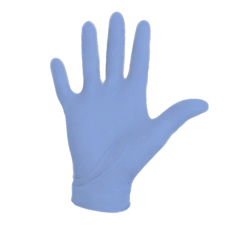Halyard 43933 Aquasoft Nitrile Exam Glove, Small, Blue