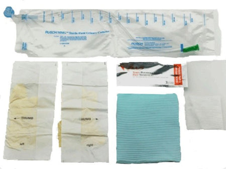 Teleflex RLA-62-3 MMG Intermittent Catheter Kit, 6 Fr., Closed/Straight