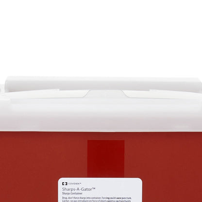 Sharps-A-Gator Sharps Container, 2 Gallon, 10-1/4 x 7 x 10-1/2 Inch by Cardinal product image - view 3