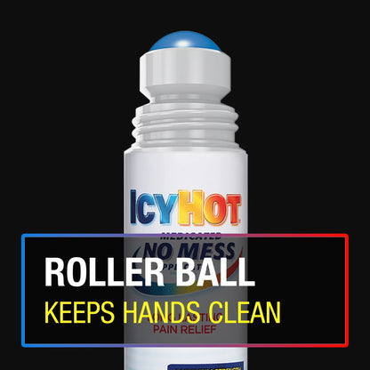 Icy Hot Original No Mess Applicator Pain Relief Roll-On
