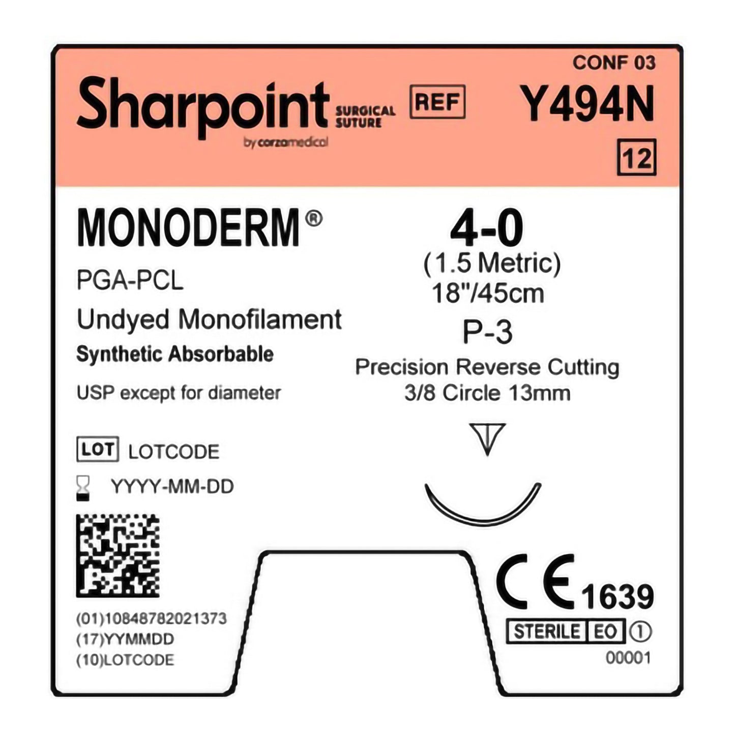 Monoderm™ Suture with Needle