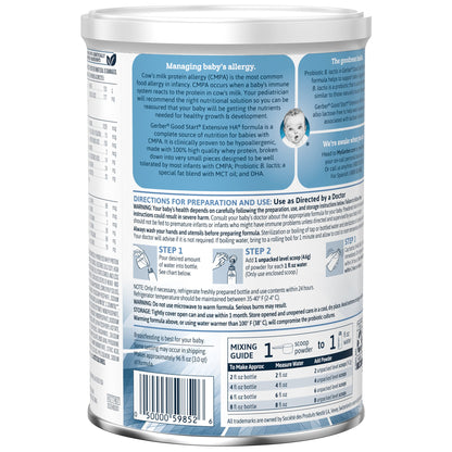 Gerber® Extensive HA™ Powder Infant Formula, 14.1-ounce can