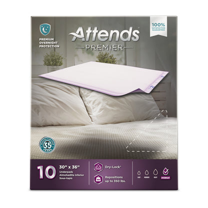Attends® Premier Underpad, 30 x 36 Inches