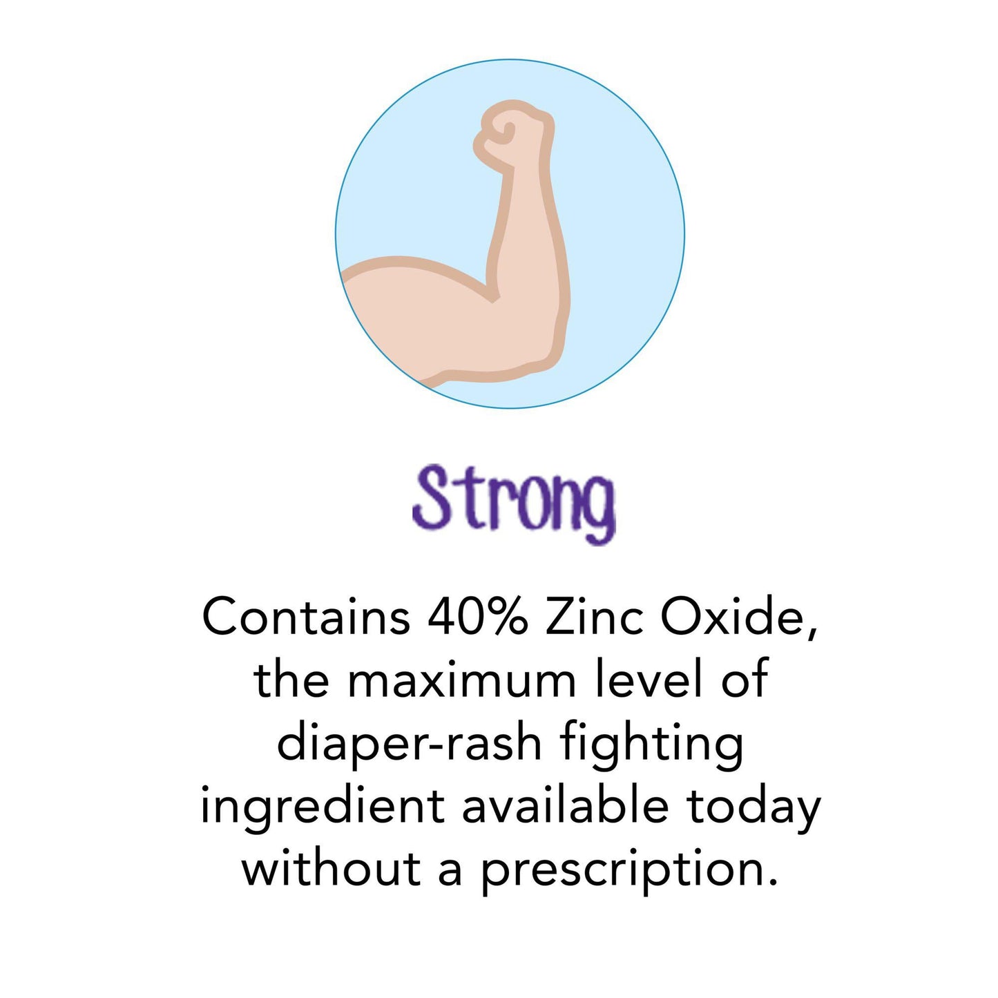 Diaper Rash Treatment Desitin® Maximum Strength 2 oz. Tube Scented Paste