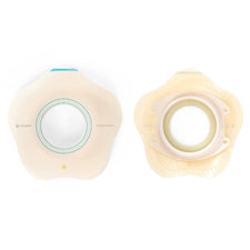 SenSura® Mio Convex Flip Ostomy Barrier, 50 mm Stoma Openings, Yellow Match