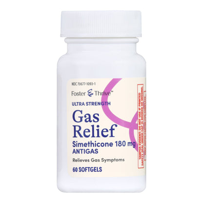 Foster & Thrive™ Ultra Strength Gas Relief Simethicone 180 mg Softgels