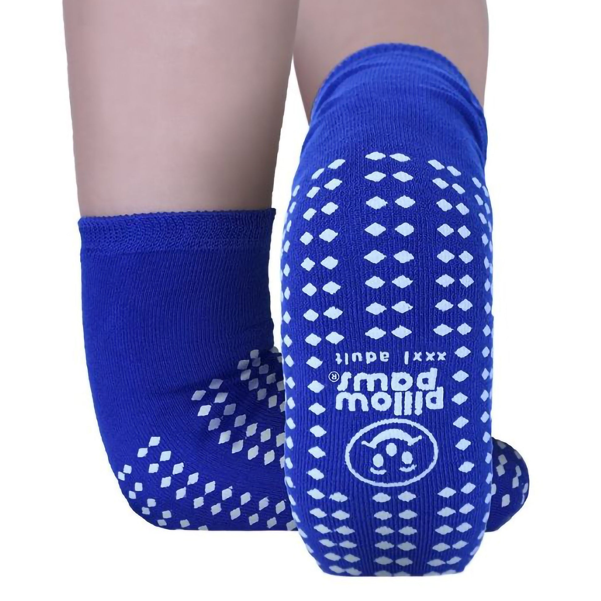 Pillow Paws Ankle High Double Imprint Terries Slipper Socks, 3X-Large by Principle Business Enterprises product image -.