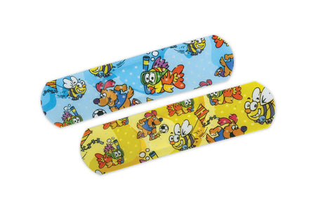 Medline NON256130 Curad Kid Design (Medtoons) Adhesive Strip, 3/4 x 3 Inch
