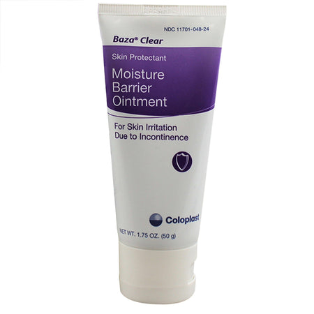 Medline 130796 Baza Clear Moisture Barrier Ointment, CHG Compatible, 1.75-ounce tube