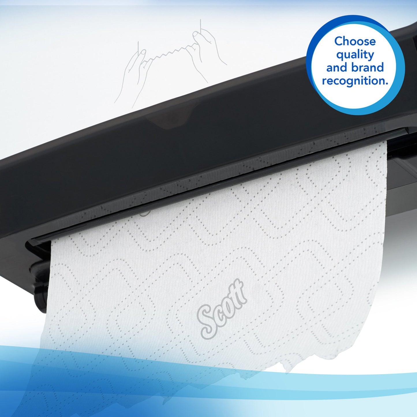 Scott® Control Slimroll™ White Paper Towel, 8 Inch x 580 Foot