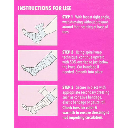 UnnaRite C™ Unna Boot with Calamine and Zinc Oxide, 3 Inch x 10 Yard