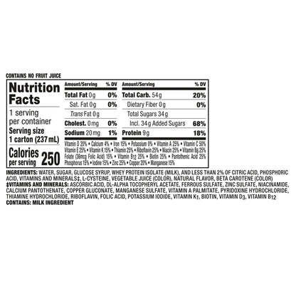 Boost Breeze® Orange Nutritional Drink, 8-ounce carton