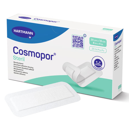 Hartmann 908032 Cosmopor Adhesive Dressing, 4 x 8 Inch