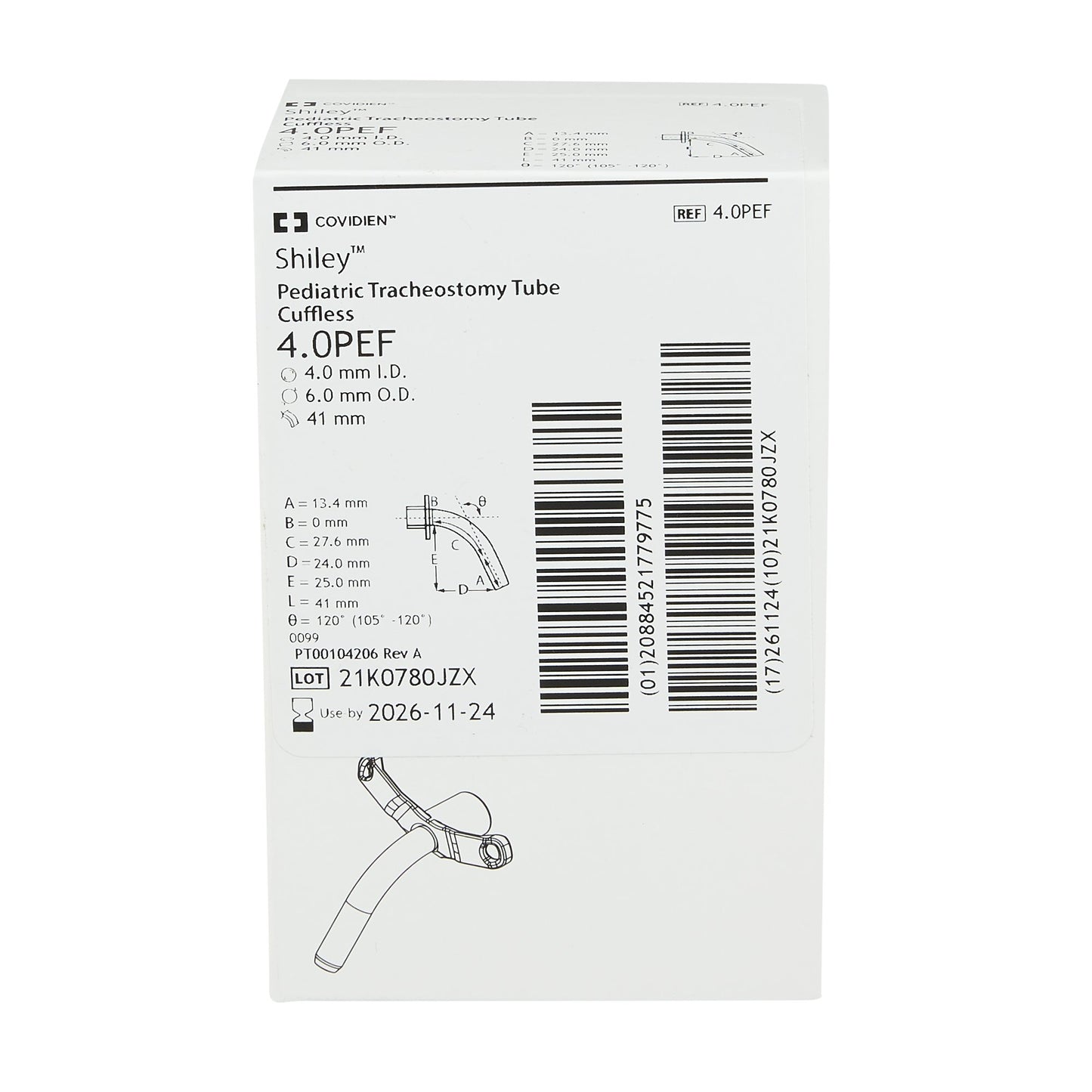 Uncuffed Tracheostomy Tube Shiley™ Pediatric