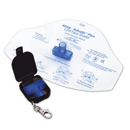 American Diagnostic Corp 4056BK Adsafe Plus CPR Face Shield
