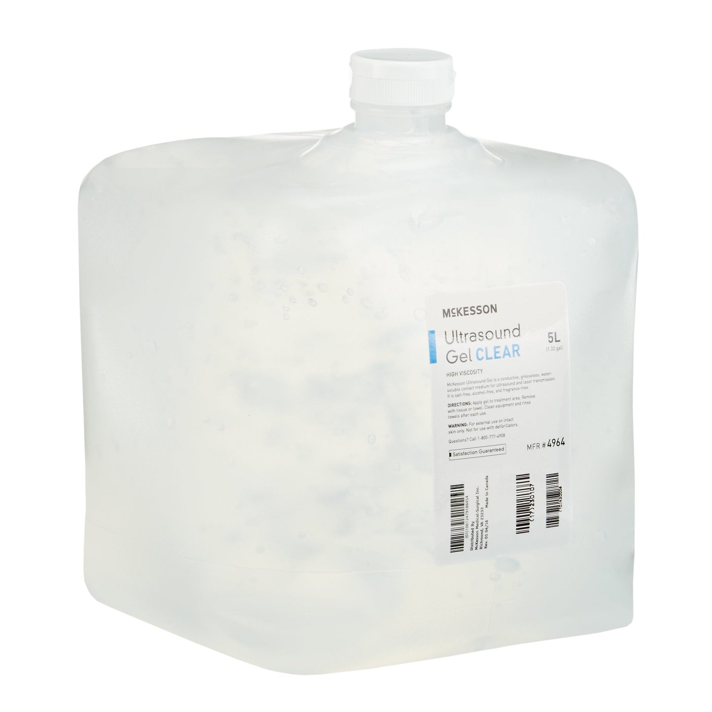 McKesson Ultrasound Gel, Clear, 5 Liter Cubitainer