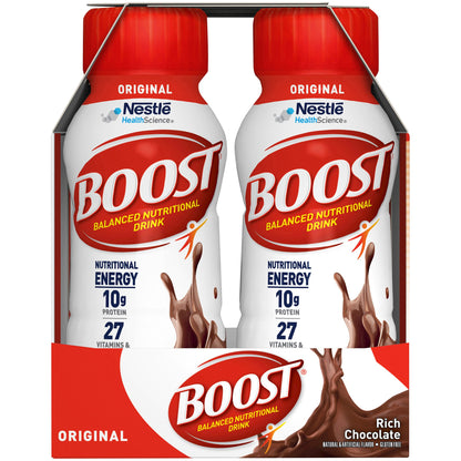 Boost® Original Chocolate Balanced Nutritional Drink, 8-ounce bottle