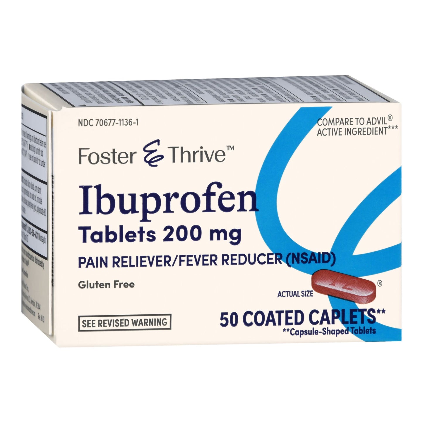 Foster & Thrive™ Ibuprofen 200 mg Coated Caplets