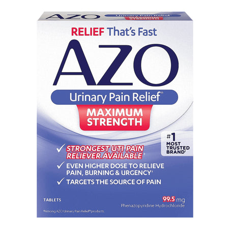 i-Health Inc 78765112253 AZO Maximum Strength Phenazopyridine Urinary Pain Relief