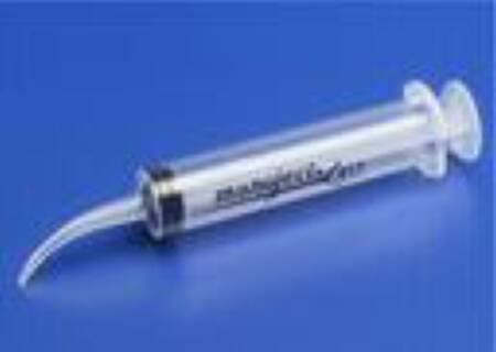 Cardinal 8881412012 Monoject Irrigation Syringe Curved Tip 12 mL