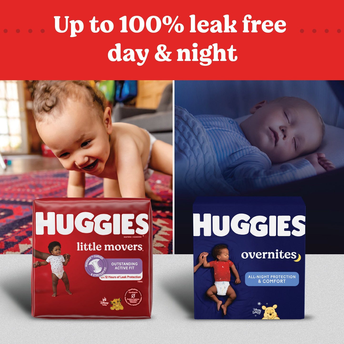 Unisex Baby Diaper Huggies® Overnites Size 7 Disposable Heavy Absorbency