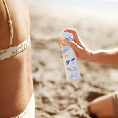 Sunscreen BARE Republic® Mineral SPF 30 Spray 6 oz. Aerosol Can