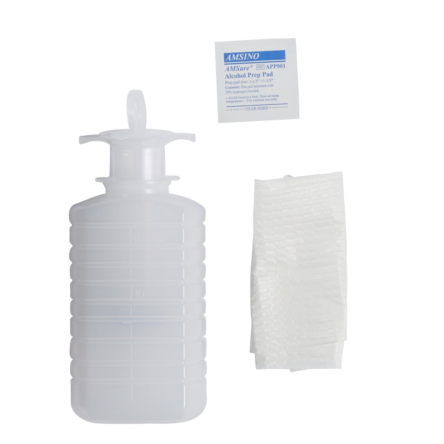 Amsino AMSure® AS136 Irrigation Tray with Ring Syringe, 60 mL