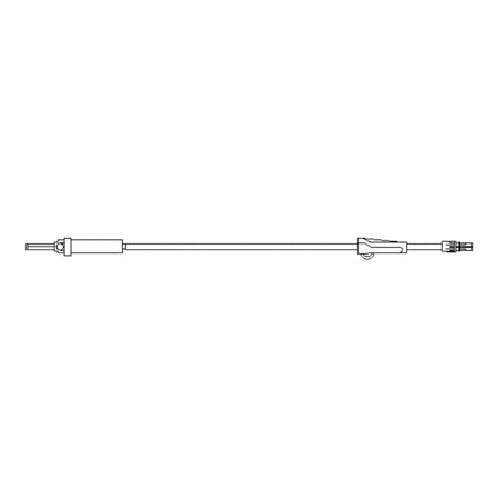IV Pump Set Z-800 Pump Without Ports 20 Drops / mL Drip Rate Without Filter 105 Inch Tubing Solution
