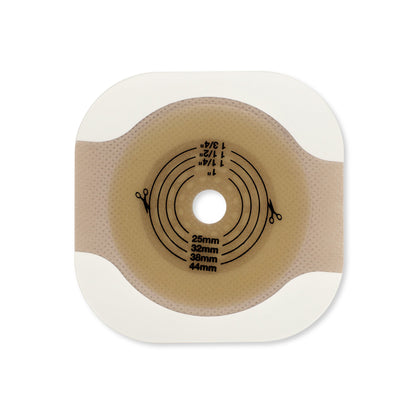 New Image™ Flat CeraPlus™ Ostomy Barrier with Tape Borders, 44 mm Flange, 29 mm