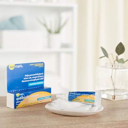 sunmark® Antibiotic Cream Plus Pain Relief