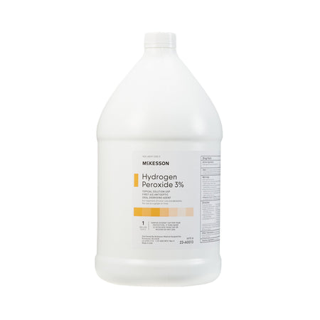 McKesson 23-A0013 Hydrogen Peroxide Antiseptic, 1-gallon bottle