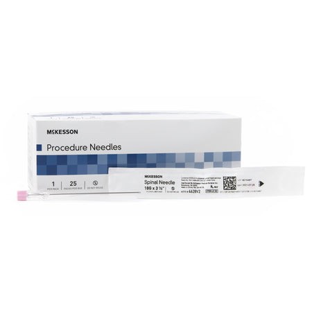 McKesson 4628V2 Spinal Needle, 18 Gauge, 3-1/2 Inch, Quincke Style