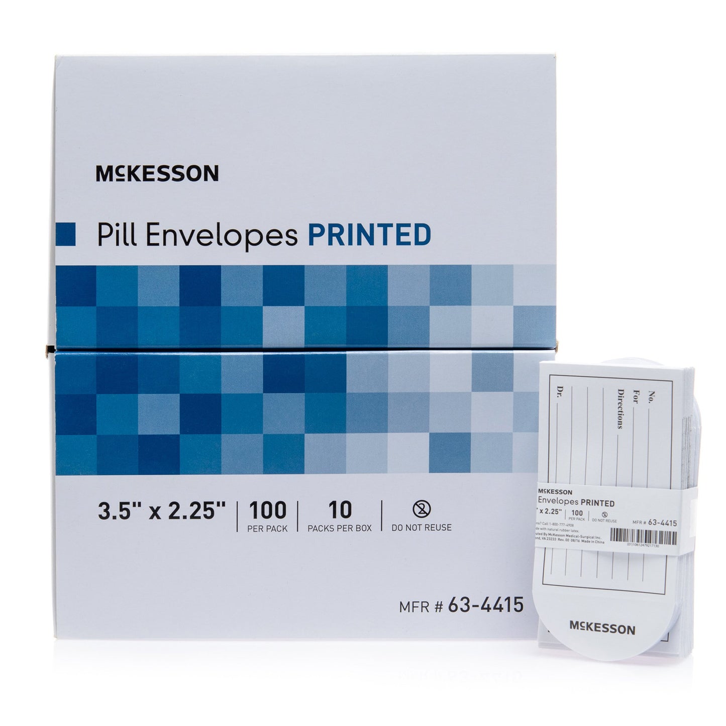 McKesson Pill Envelope, 3½ x 2¼ Inch