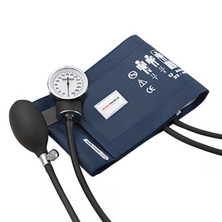 McKesson 768-11ANMM Premium Pocket Aneroid Sphygmomanometer, Dark Blue