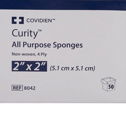Curity™ Sterile Nonwoven Sponge, 2 x 2 Inch, 4-Ply