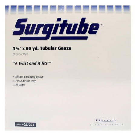 Gentell GL223 Surgitube Tubular Retainer Dressing, 3-5/8 Inch x 50 Yard