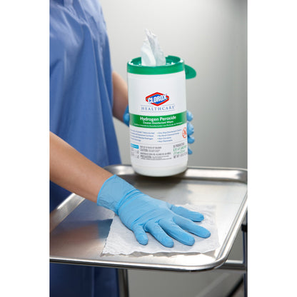 Clorox Healthcare® Hydrogen Peroxide Cleaner Disinfectant Wipes, Canister