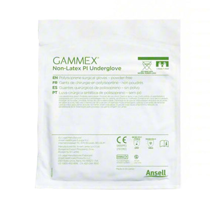 Gammex® Non-Latex PI Polyisoprene Surgical Underglove, Size 7.5, Green