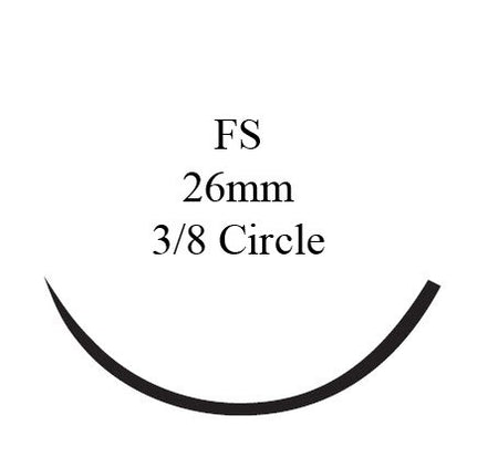 Ethicon 664H Ethilon Nylon Nonabsorbable Suture with Needle, Reverse Cutting Monofilament
