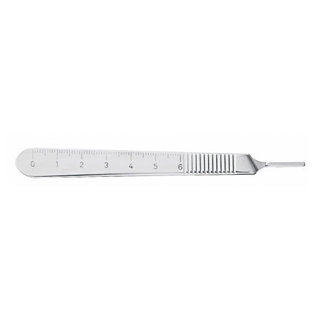 McKesson 43-1-038 Argent Scalpel Handle Number 4