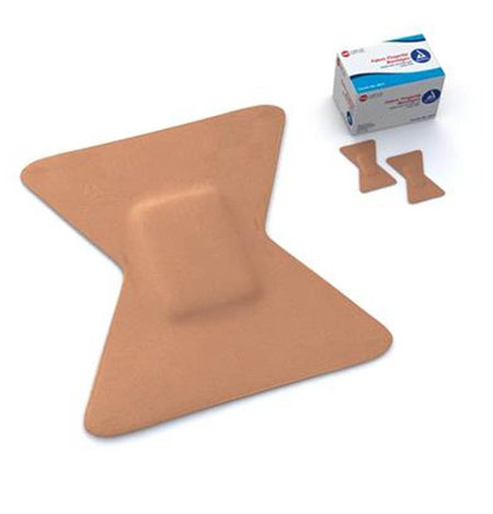 Dynarex 3617 Fingertip Tan Adhesive Strip, 1¾ x 2 Inch
