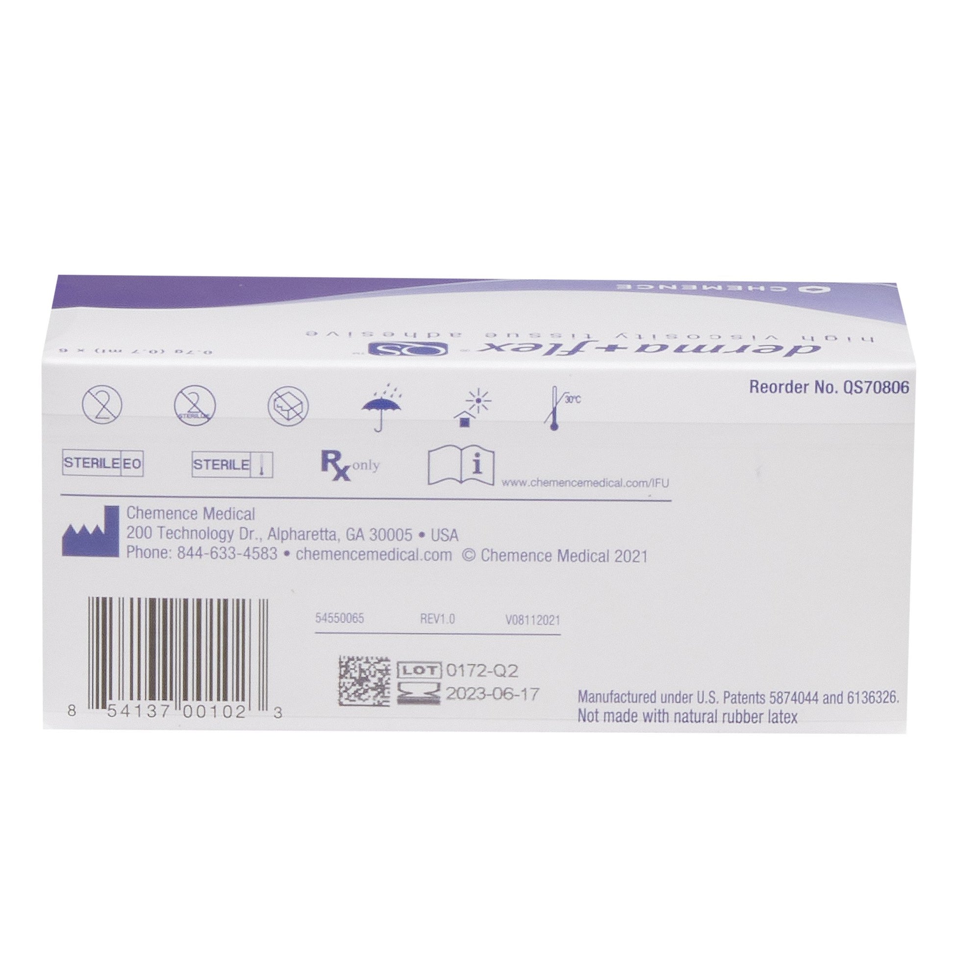 derma+flex QS Topical Skin Adhesive by Chemence Medical product image - view 2