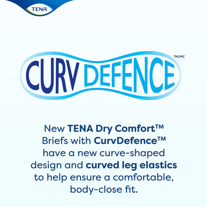 Incontinence Brief TENA Dry Comfort™ Adult X-Large Unisex Disposable Moderate Absorbency