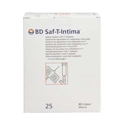 Saf-T-Intima™ Closed IV Catheter System, Y Port, 22 Guage