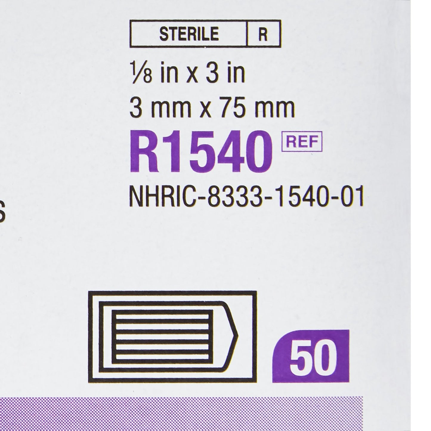 3M Steri-Strip Skin Closure Strips, nonwoven Material, Reinforced Strip, White